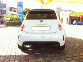 FIAT 500 ABARTH Turboback exhaust with race-cat TRC